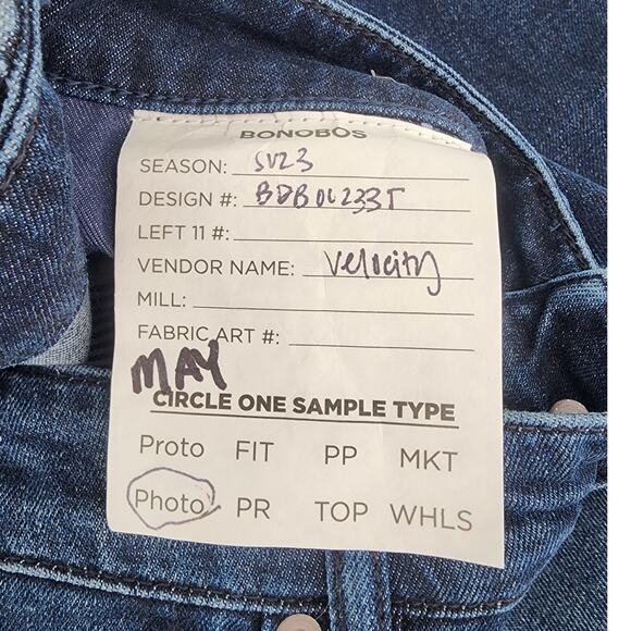 Bonobos Men's Dark Wash Denim Blue Jeans Men’s Size 32x32 - Picture 7 of 10